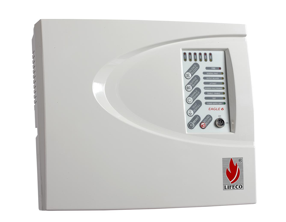 Fire Alarm Panel 6 Zone