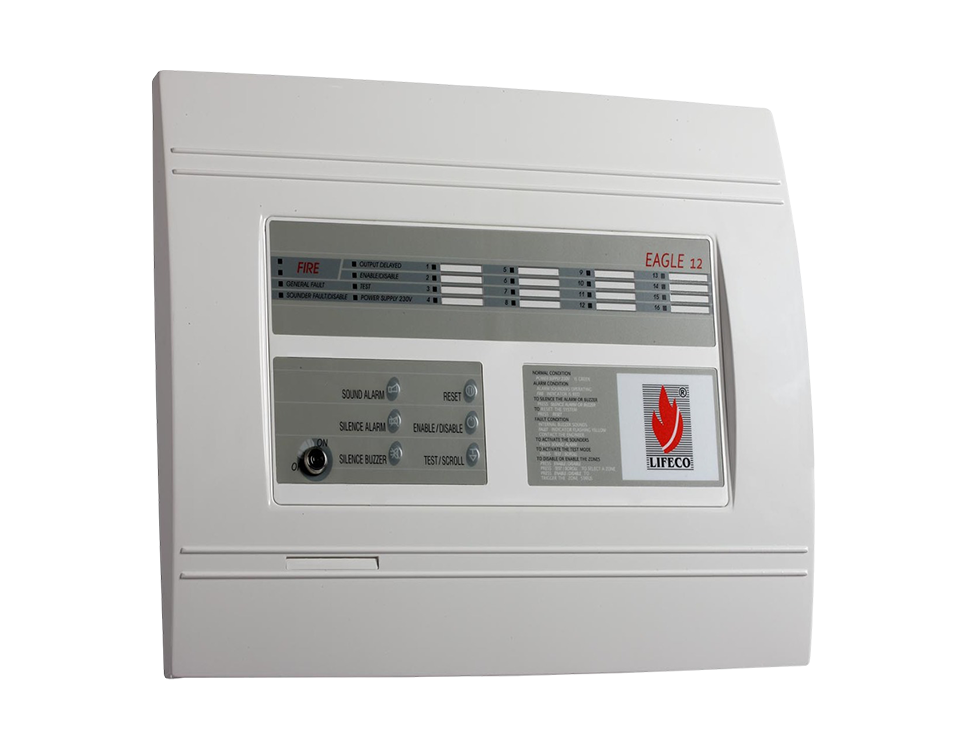Fire Alarm Panel 12 Zone
