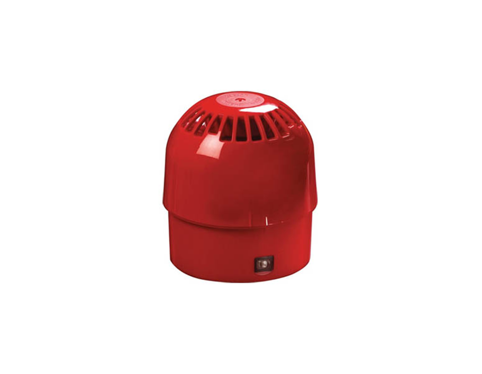 C-TEC Addressable  Loop Powered Open Area Red Sounder