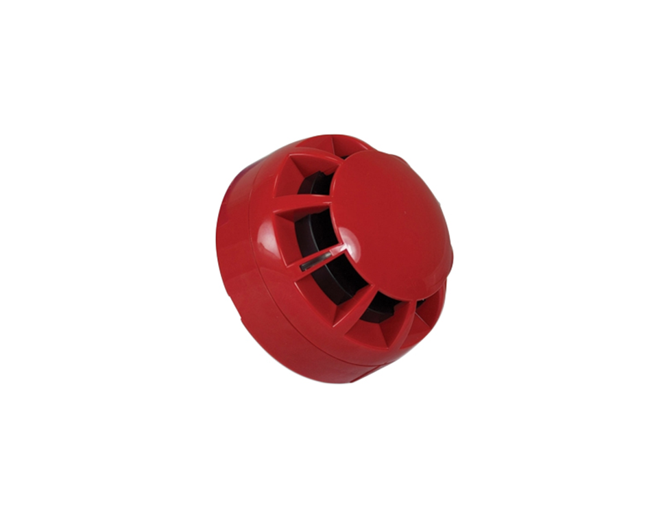 C-TEC Addressable  Loop Powered Red Compact Sounder