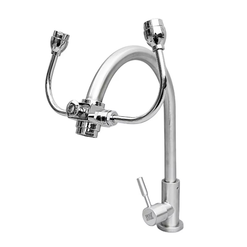 Facuet-Mounted Eye Washer