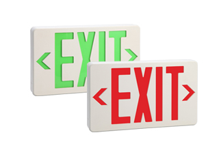Exit Sign Red & Green